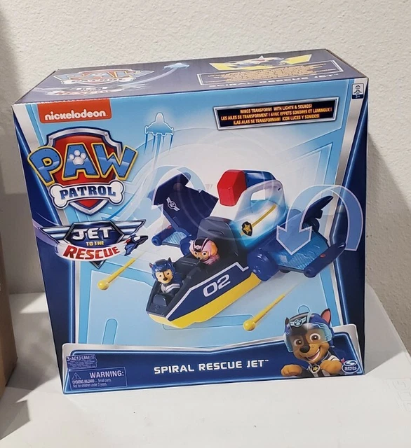 NICKELODEON PAW PATROL Spiral Rescue Jet Jet to the Rescue New 39.94