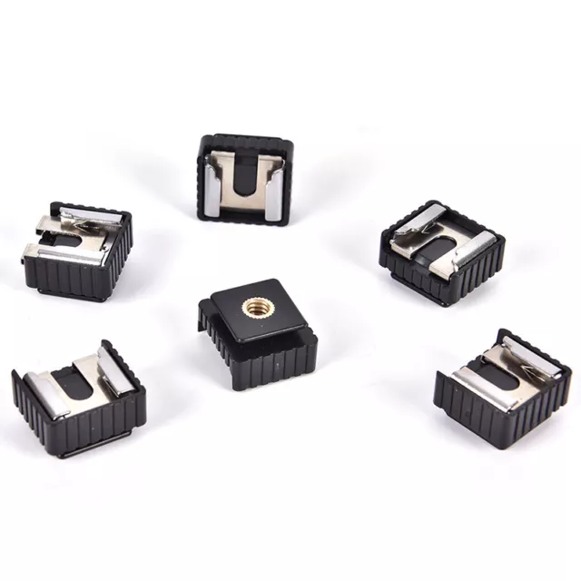 Adaptador de montaje con soporte de zapato frío flash 1/4" tornillo estudio speeight trípode _reino Unido