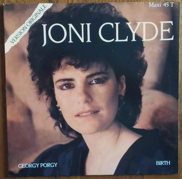 DISQUE VINYLE MAXI 45t 12" JONI CLYDE « Georgy porgy » POP FRANCE 1985
