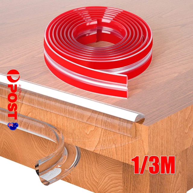 3M Self Adhesive Table Edge Guard Furniture Corner Protector Desk Bumper Strip I