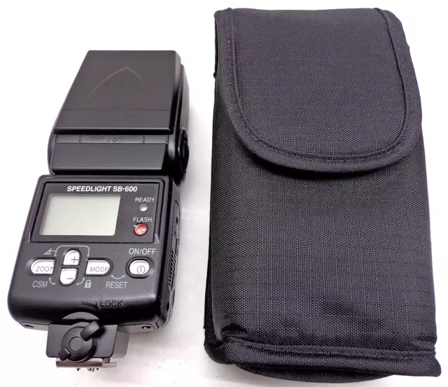 Nikon SB-600 Speedlight Flash for Nikon Digital SLR Cameras WORKS!!! FREE SHIP!!