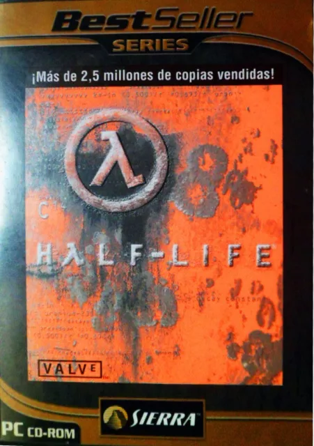 Halflife PC Bestseller Edición española (retro, videojuego, game) half life