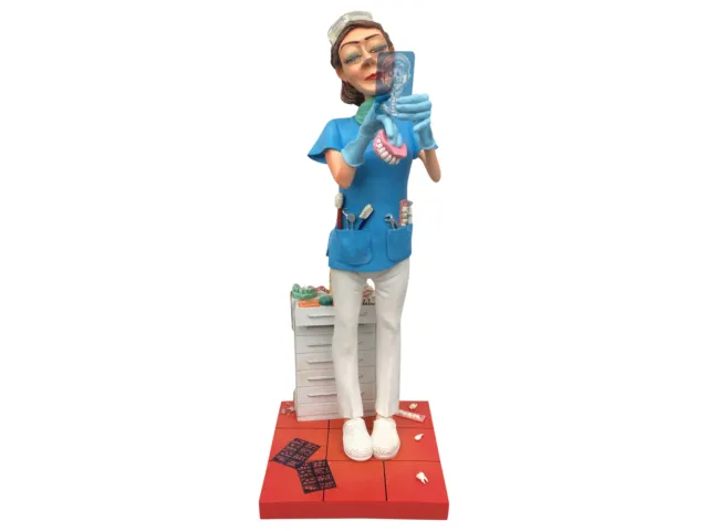 Guillermo Forchino The Professionals Zahnärztin Lady Dentist  43cm extra Groß