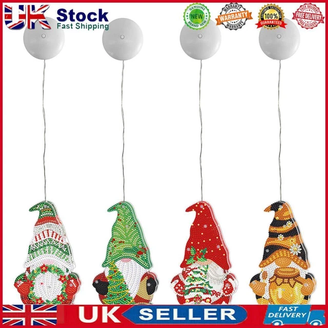 5D DIY Special Shape Diamond Painting Goblin Crystal Diamond LED Hanging Light