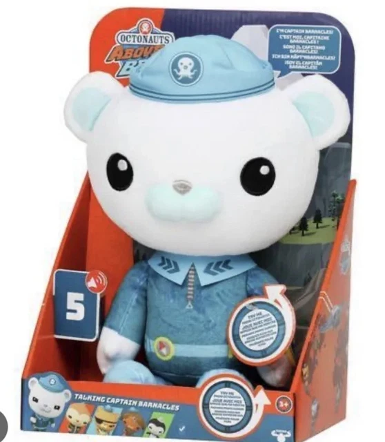 Captain Barnacles OCTONAUTS TALKING CAPTAIN Barnacles Interactive Soft Plush Toy Teddy £ ...