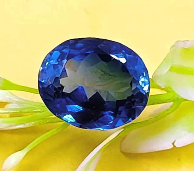 Rare Ceylon Blue Sapphire 9.86 Ct Certified Natural Oval Cut Loose Gemstone Aus