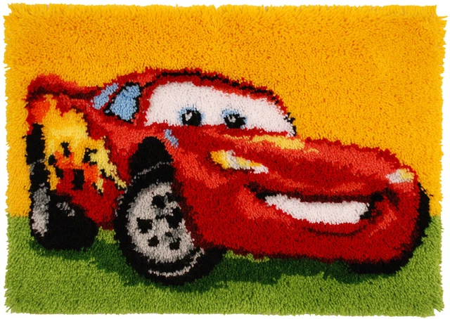 Vervaco Knüpfteppichpackung "Disney Lightning Mcqueen "Impreso PN-0014726