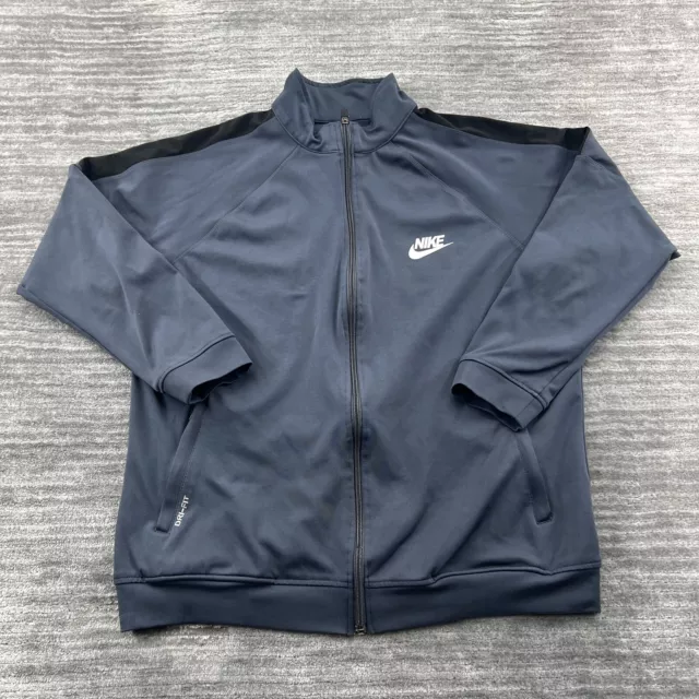 Nike Jacket Size L Womens Dri-Fit Full Zip Running Gym Workout Active Large