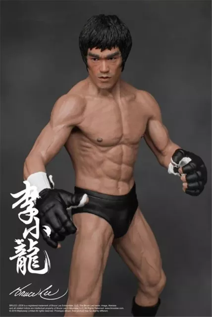 Hot! 19Cm 1Pc Kung Fu Bruce-Lee Chinese Promoter 1/12 Pvc Action Figure Model