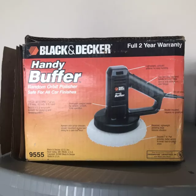 BLACK & DECKER 9555 HANDY BUFFER Good