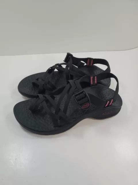 CHACOS WOMEN’S SIZE 8 Z Cloud X2 Sandals Black Strappy Sport J1995061 ...