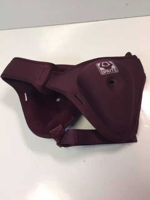 Brute MAXX LITE Adult Wrestling Ear Guard Maroon (NOS)