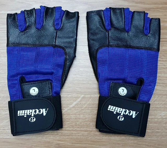 Gants de fitness unisexes ACCLAIM taille grand rembourrage lumière bleue sur les paumes