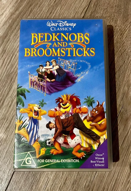 WALT DISNEY BEDKNOBS And Broomsticks Black Diamond Australian VHS Video ...