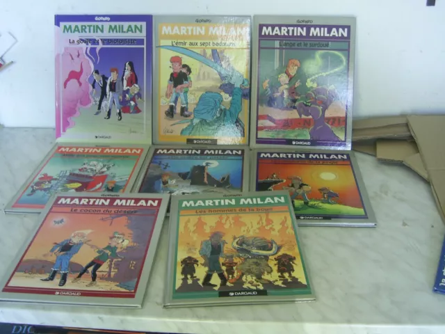 Martin Milan De Godard  Lot De 8 Bd Rare Voir Photo Pour Les Titres .