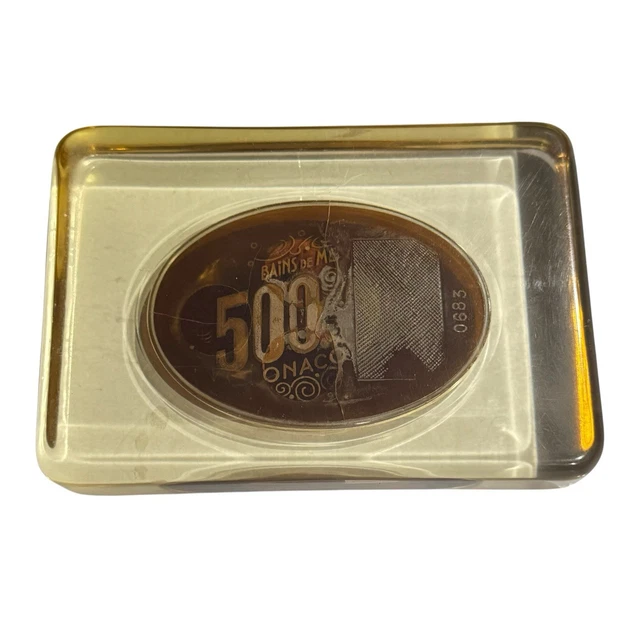 CASINO PLAQUE JETON MONACO Monte-Carlo 100.000 FF EUR 120,00 - DE