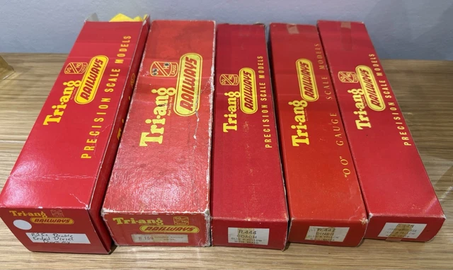 Yellow R TRI-ANG OO TRANSCONTINENTAL Blue Yellow Train R159 R250 Diesel 3x ...