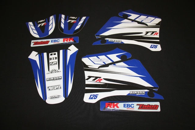 STICKER KIT FOR Yamaha TTR90 TTR125 TTR250 Tank Decals Vinyls TTR