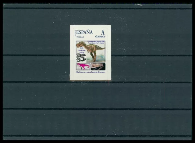 SPAIN DINOSAUR DINOSAURE DINOSAURIER - CUSTOM STAMP - MNH ONLY 10 RARE!! cm07