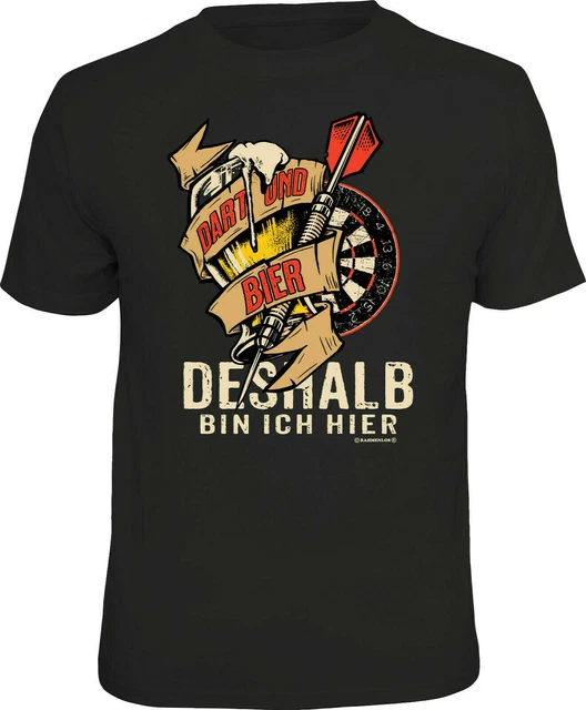 Fresco Freccette T-Shirt - Dart E Birra - Uomini T-Shirt Detto Regalo Compleanno