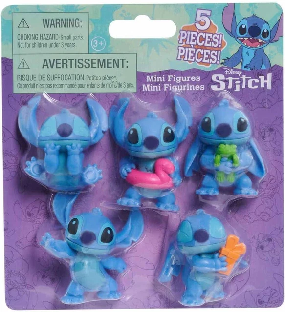 Stich Collection DISNEY STITCH 5 Paquet de Collection 6.3cm Figurines - Gâteau Dessus ...