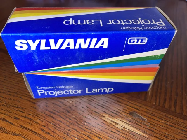 NOS Lot of 2 Projector Bulb Lamp FCB Sylvania Bulbs New Old Stock 600W 120V Blue