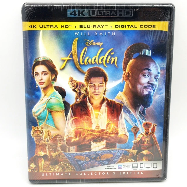 ALADDIN (4K ULTRA HD + Blu-Ray + Digital Code, 2019) Sealed New £11.46 ...