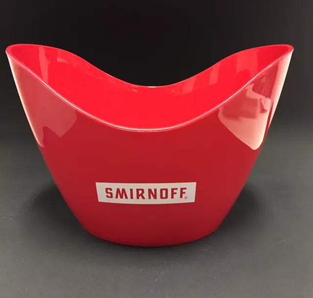 SMIRNOFF VODKA Flaschen Kühler Design Deko Bar Ice Bucket Restaurant NEU OVP