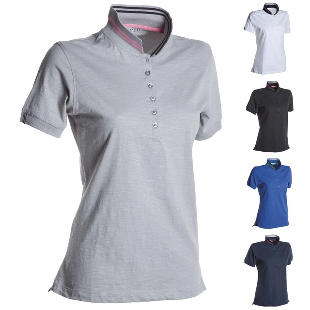 Polo a Manica Corta Payper NAUTIC LADY da Donna Maglia in Cotone 100% Sfiancata