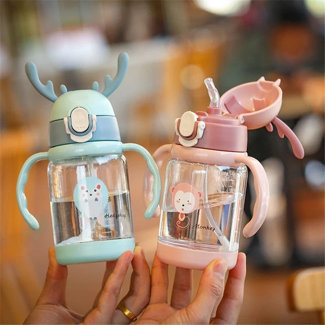 Mit Griff Wasser flasche Trinkbecher Wasser Sippy Tasse Kinder Kinder