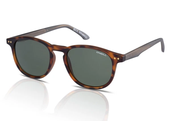 O'Neill Sunglasses Polarised ONS-9008 2.0 102P Matte Tortoise Grey/Solid Green