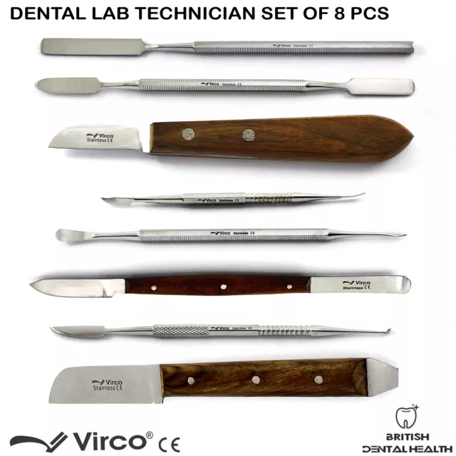 Dental Laboratory Technician Kit Wax Modelling Carvers Plaster Hand Tools