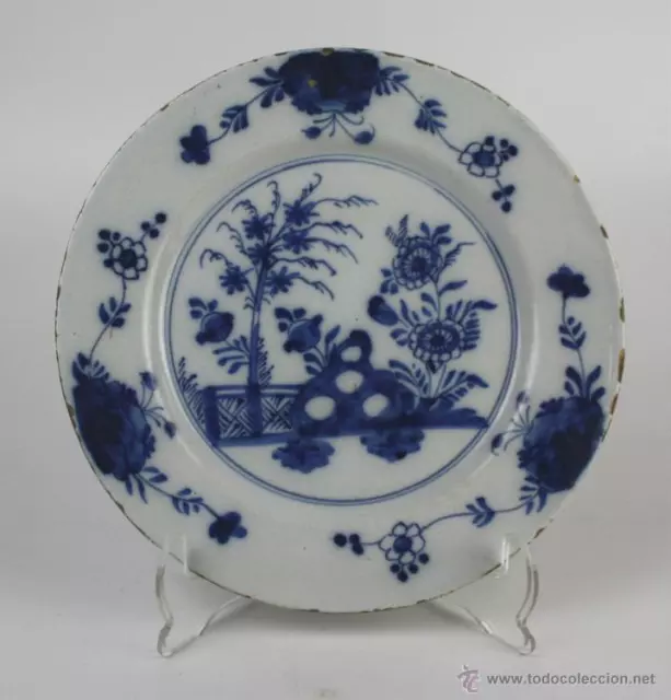 Plate. Porcelain Enamel By Hand. Qianlong Dynast. 18Th - 19Th Century