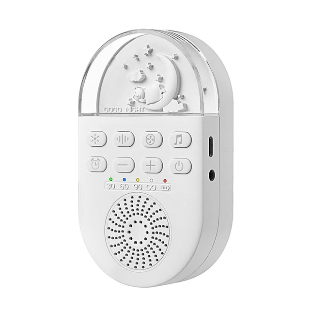 Máquina de sonido de suspensión de apagado cronometrado recargable USB Q5E1