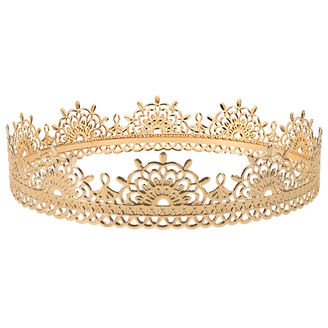 KING CROWN DECORATIVE Vintage King Crown Cosplay Headdress for Festival