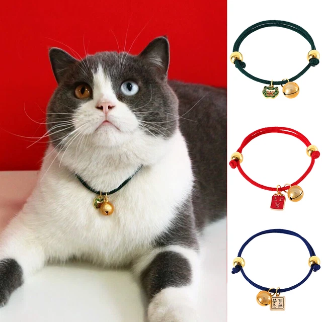 Collar flexible para mascotas vestido gatito perros color liso