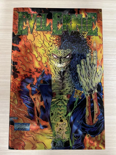 Evil Ernie Straight To Hell #1 Chromium Premium Variant Ltd 10,000 Chaos 1995