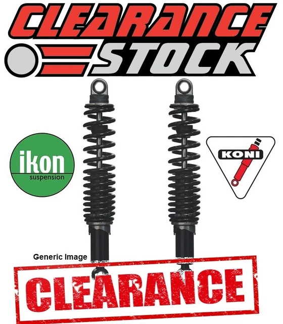 IKON KONI Dial-A-Ride 7610 Black Shock Absorbers Yamaha XJR1200 / R 1994