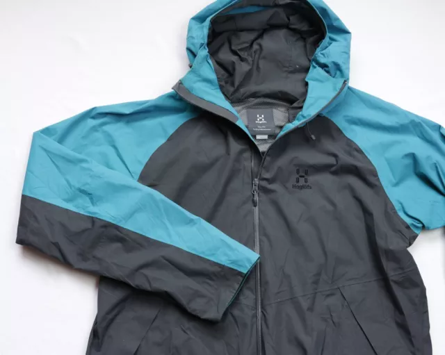 Haglofs Esker PROOF Jacket mens Waterproof Windproof Hooded top size XL 603503