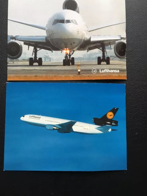 2 original PK/AK Lufthansa MCDonnell Douglas DC10 / DC10-30