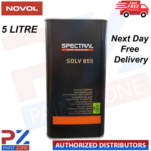 Novol Spectral Solv 855 Diluente Acrilico Veloce 5L - Con Consegna Gratuita Il Giorno Successivo
