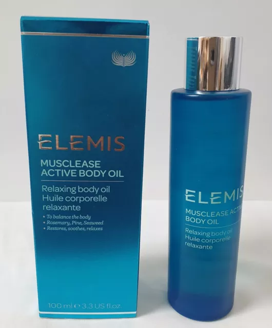Elemis Musclease Active Body Oil 100ml BNIB Relaxing New FAST POSTAGE
