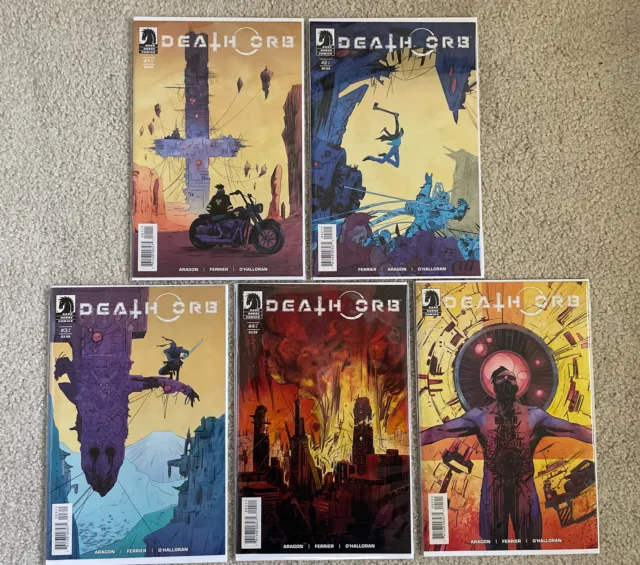 Death Orb 1 2 3 4 5 Complete Series Set 2018 Dark Horse Comics Science Fiction