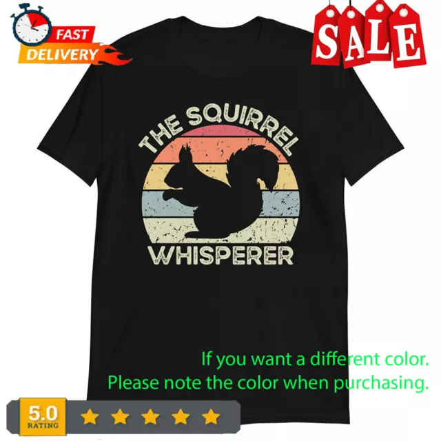 Funny Squirrel Shirt Squirrel Lover Gift Retro Vintage Squirrel Whisperer Shirt