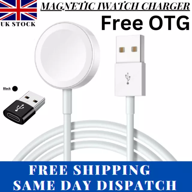 Watch Charger Magnetic Charging Cable For Apple iWatch Series 1 2 3 4 5 SE 6 7