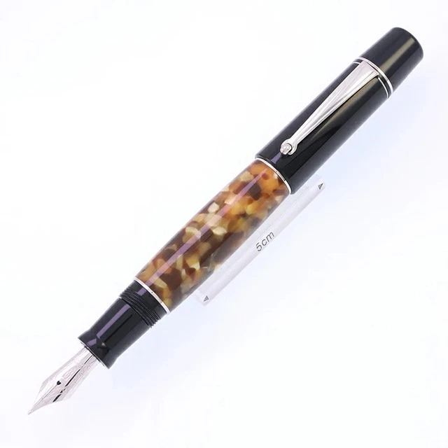 Stylo Plume Delta Modèle 365 Marbre Nacre, Plume Or 18K, Neuf De Stock Avec écrin