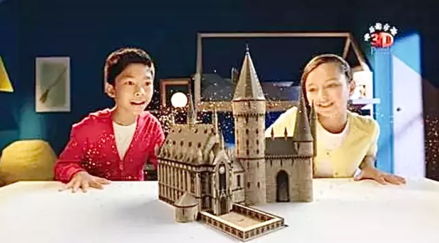 Wrebbit Harry Potter 3D Hogwarts Castle Great Hall Jigsaw Puzzle