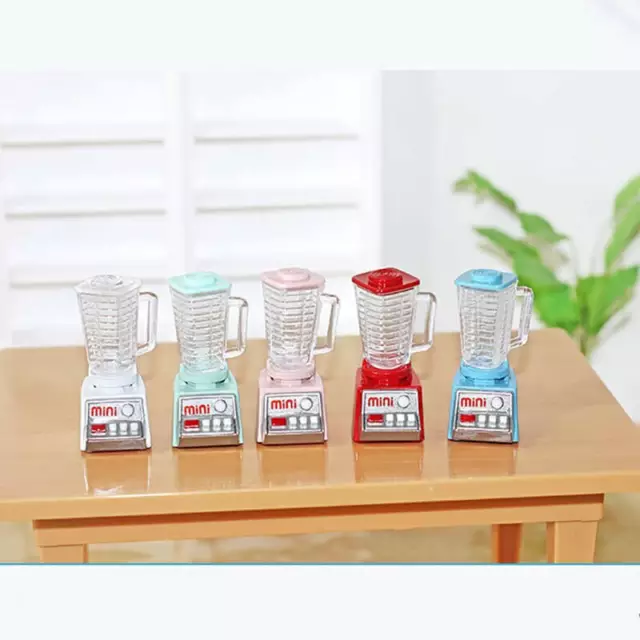 Dollhouse 1:12 Scale Miniatures Juicer Blender Kitchenware Kitchen Set Metal