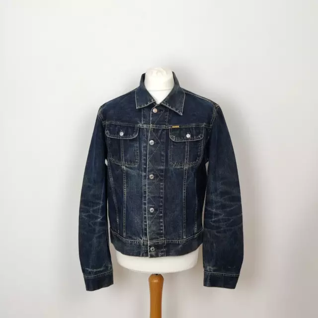 Vintage 90s / Y2K Diesel Denim Trucker Jacket - Made In Italy - Size XL