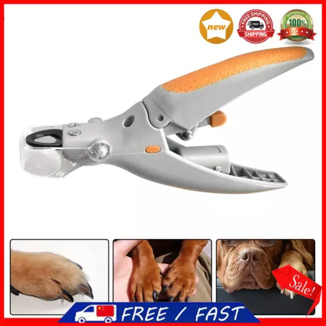 Cat Paw Nail Clippers LED Light Durable Claw Grooming Trimmers Safe Pet Supplies